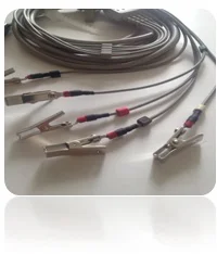 Veterinär ECG Kabel med clamps Veterinär ECG Kabel med clamps